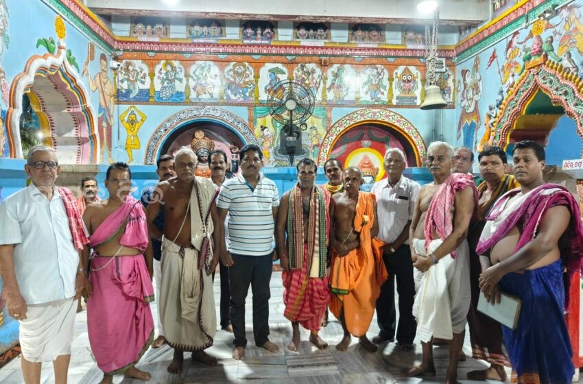  ଷୋଡ଼ଶ ଉପଚାର ପୂଜାପଣ୍ଡା ଭାବେ ମନୋନୀତ ହେଲେ ସଞ୍ଜୟ